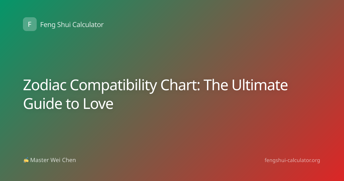 Zodiac Compatibility Chart: The Ultimate Guide to Love